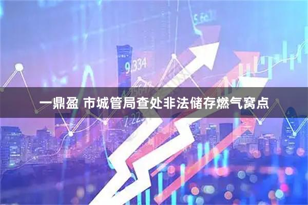 一鼎盈 市城管局查处非法储存燃气窝点